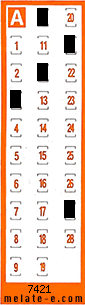 Volante ganador del sorteo 7422 de Chispazo