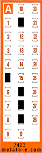 Volante ganador del sorteo 7424 de Chispazo