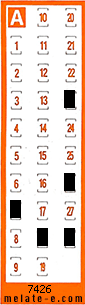 Volante ganador del sorteo 7426 de Chispazo