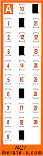 Volante ganador del sorteo 7427 de Chispazo