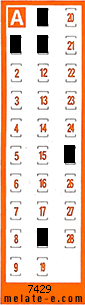 Volante ganador del sorteo 7429 de Chispazo