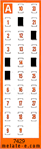 Volante ganador del sorteo 7430 de Chispazo