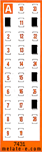 Volante ganador del sorteo 7431 de Chispazo