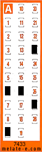 Volante ganador del sorteo 7434 de Chispazo