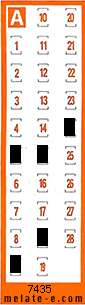 Volante ganador del sorteo 7435 de Chispazo