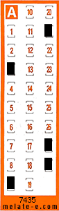 Volante ganador del sorteo 7436 de Chispazo