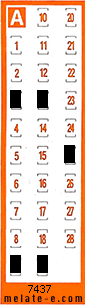 Volante ganador del sorteo 7437 de Chispazo