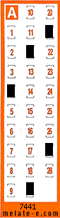 Volante ganador del sorteo 7441 de Chispazo