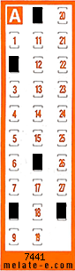Volante ganador del sorteo 7442 de Chispazo