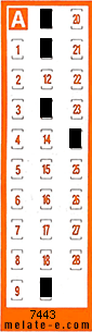 Volante ganador del sorteo 7443 de Chispazo