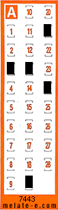 Volante ganador del sorteo 7444 de Chispazo