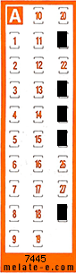 Volante ganador del sorteo 7446 de Chispazo