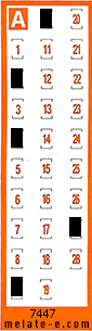 Volante ganador del sorteo 7448 de Chispazo