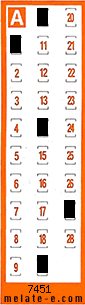 Volante ganador del sorteo 7451 de Chispazo