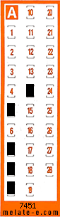 Volante ganador del sorteo 7452 de Chispazo