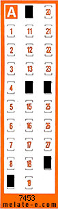Volante ganador del sorteo 7453 de Chispazo