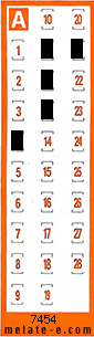 Volante ganador del sorteo 7454 de Chispazo