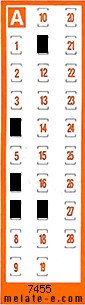 Volante ganador del sorteo 7455 de Chispazo