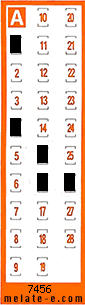 Volante ganador del sorteo 7456 de Chispazo