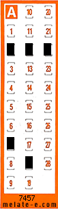 Volante ganador del sorteo 7458 de Chispazo