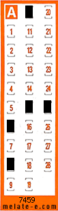 Volante ganador del sorteo 7459 de Chispazo