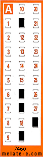 Volante ganador del sorteo 7460 de Chispazo