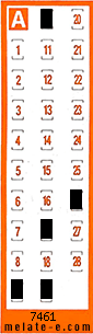Volante ganador del sorteo 7462 de Chispazo
