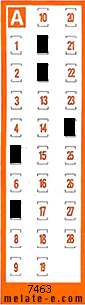 Volante ganador del sorteo 7463 de Chispazo