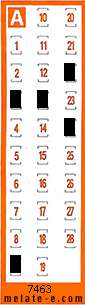 Volante ganador del sorteo 7464 de Chispazo