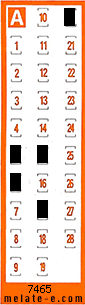 Volante ganador del sorteo 7465 de Chispazo