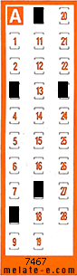 Volante ganador del sorteo 7467 de Chispazo