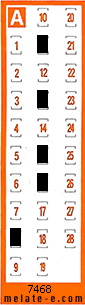 Volante ganador del sorteo 7468 de Chispazo