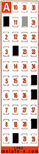 Volante ganador del sorteo 1048 de Melate Retro
