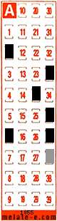 Volante ganador del sorteo 1055 de Melate Retro