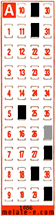 Volante ganador del sorteo 1086 de Melate Retro
