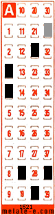 Volante ganador del sorteo de Melate Retro con fecha del martes  15 de abril de 2025