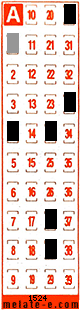 Volante ganador del sorteo 1524 de Melate Retro