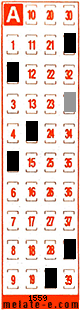 Volante ganador del sorteo de Melate Retro con fecha del martes  26 de agosto de 2025