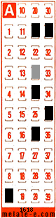 Volante ganador del sorteo 1618 de Melate Retro