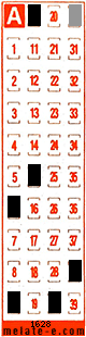 Volante ganador del sorteo 1628 de Melate Retro