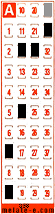 Volante ganador del sorteo 398 de Melate Retro