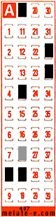 Volante ganador del sorteo 407 de Melate Retro