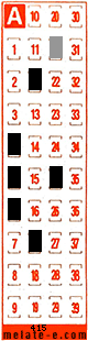 Volante ganador del sorteo 415 de Melate Retro