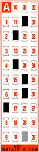 Volante ganador del sorteo 418 de Melate Retro