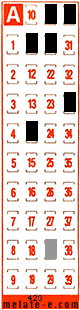Volante ganador del sorteo 423 de Melate Retro