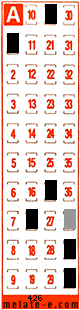 Volante ganador del sorteo 426 de Melate Retro