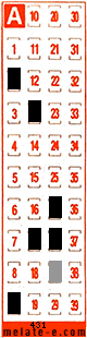 Volante ganador del sorteo 431 de Melate Retro