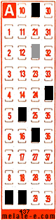 Volante ganador del sorteo 437 de Melate Retro
