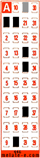 Volante ganador del sorteo 446 de Melate Retro