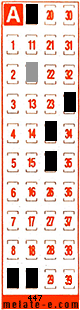 Volante ganador del sorteo 447 de Melate Retro